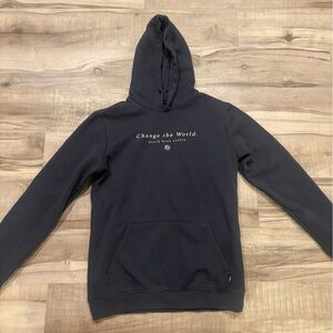 Dutch Bros Gray Hoodie with Motivational Text